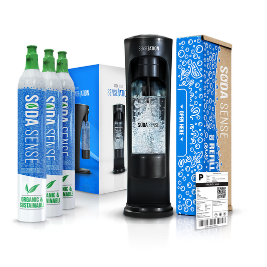 NASCAR 3 Canister SENSEation Sparkling Water Maker Starter Kit